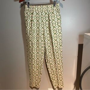 United colors of Benetton pure linen straight leg pants Womens size small‎